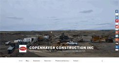 Desktop Screenshot of copenhaverconstructioninc.com